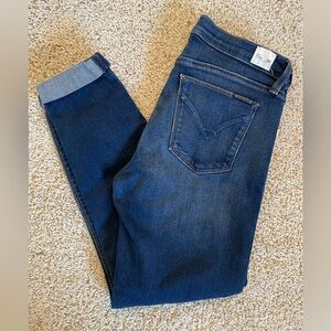 Hudson Harkin Super Skinny Cuffed Women's Jeans Size 28 EUC